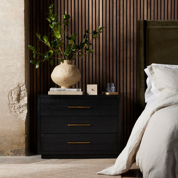 SUKI LARGE NIGHTSTAND-BURNISHED BLACK