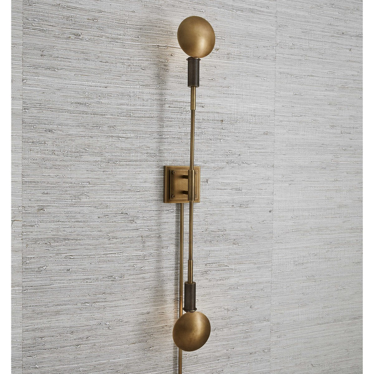 POLAR, 2 LT SCONCE - LIGHT ANTIQUE BRASS