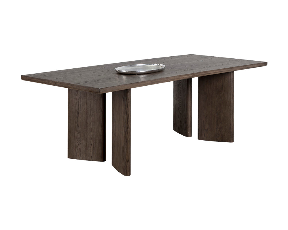 Giulietta Dining Table - Dark Brown - 90.5"