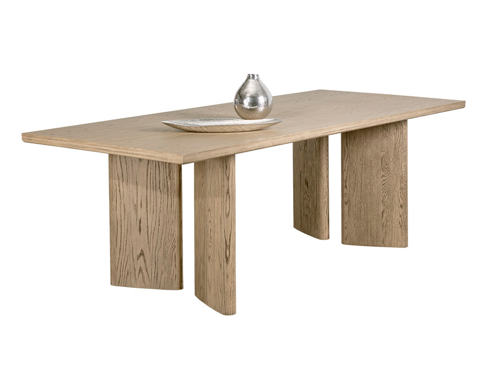 Giulietta Dining Table - Weathered Oak - 90.5"