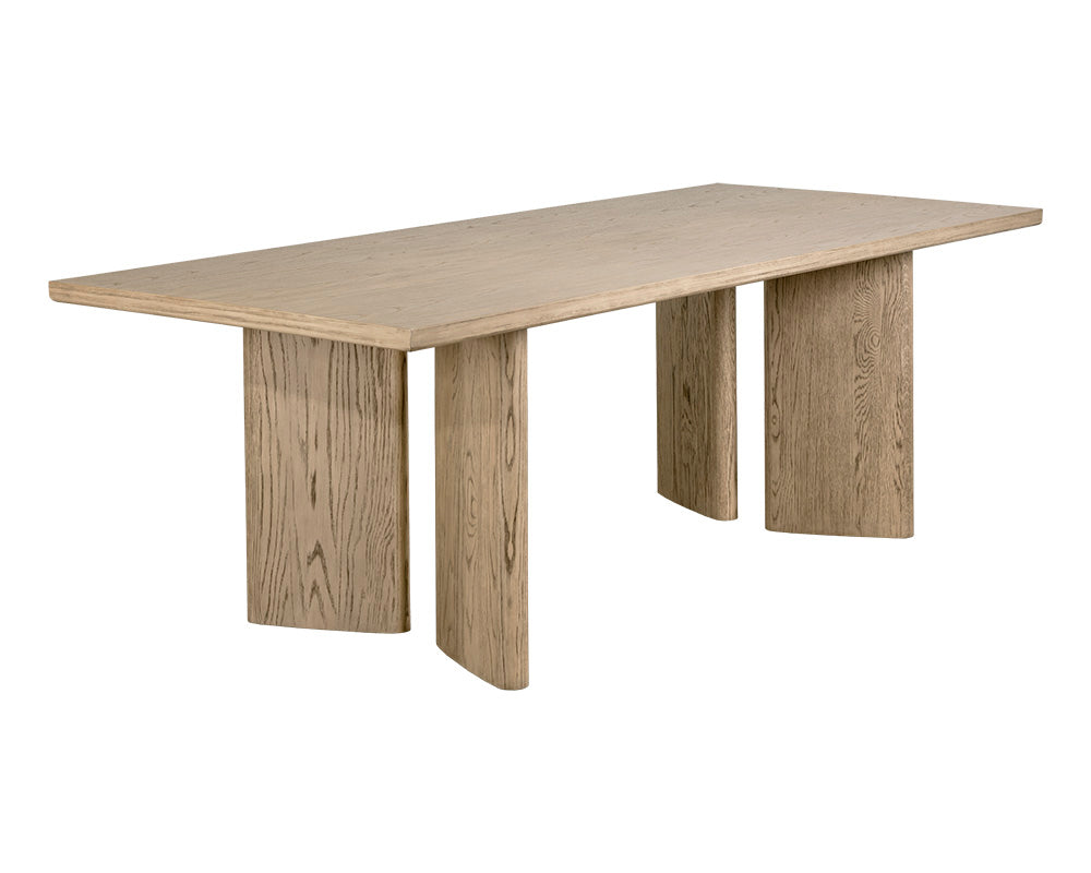 Giulietta Dining Table - Weathered Oak - 90.5"