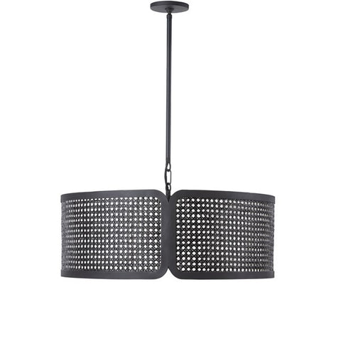 FREDRICK CHANDELIER-TEXTURED BLACK