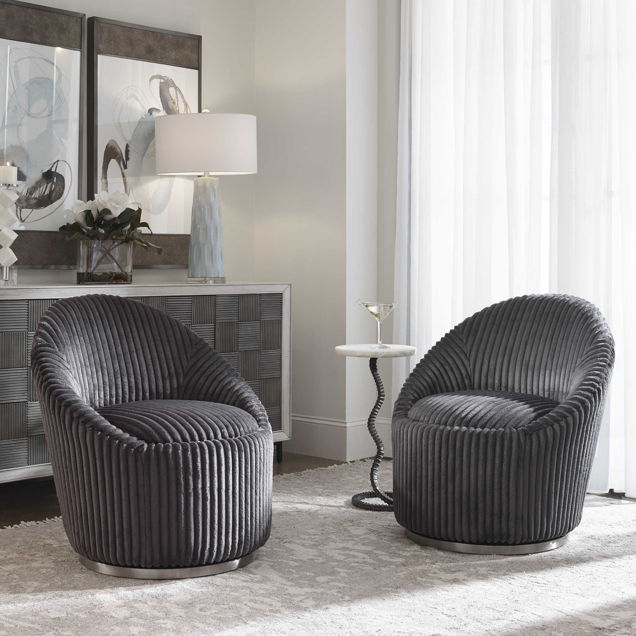 Cru Swivel Chair